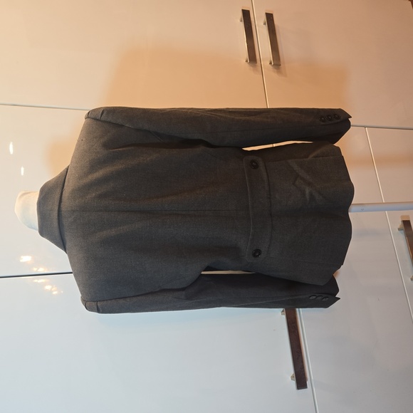 Antonio Melani Womens Stretch Single Breasted Pleated Blazer Grey size 6 - Picture 9 of 11